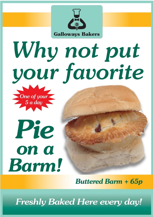 Pie on a Barm!!